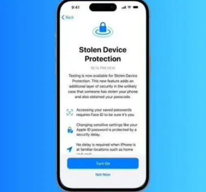 蒙阴苹果授权维修店分享被盗设备保护功能开启方法 